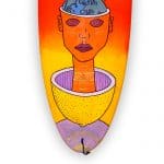 Planet Mind - tabla de surf pintada a mano - Gorka Gil