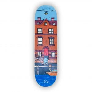CPH - tabla de skate pintada a mano - Gorka Gil
