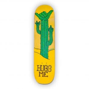 Hugg Me - tabla de skate pintada a mano - Gorka Gil