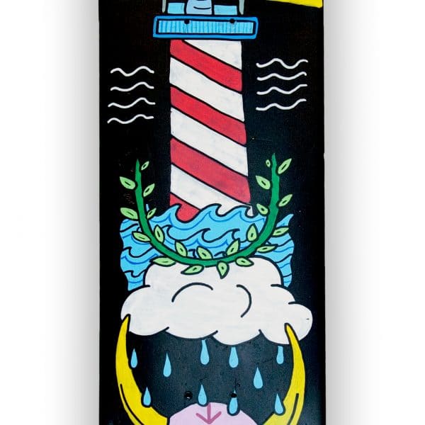 STDR - tabla de skateboard pintada a mano - Gorka Gil